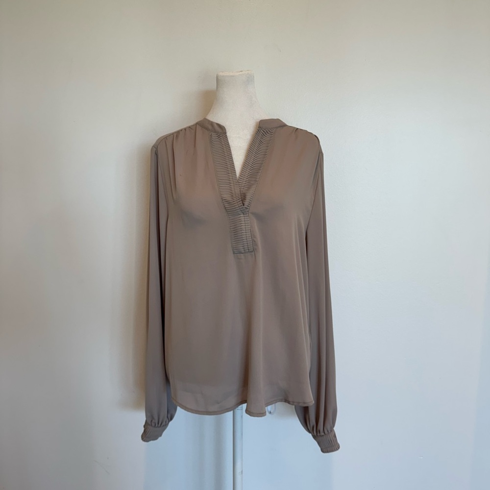 Stelen Women's Taupe Blouse